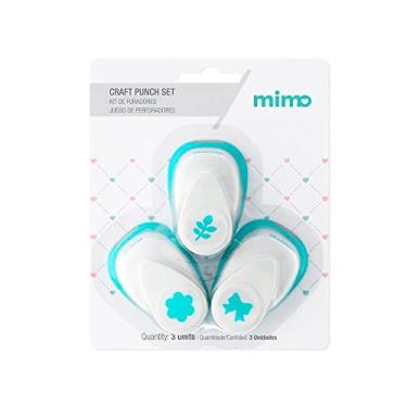 Imagem de Mimo Kit de Furadores - Flor - Folhas - Laço - 3 Unids - Furo Pequeno: 1,5 cm - Design Confortável Para o Manuseio - Projetos Perfeitos em Diversos Tipos de Papéis - Rápido e Fácil