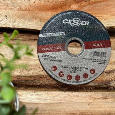 Imagem de Disco Corte Std Aço/inox 115x1,0x22mm - Ciser