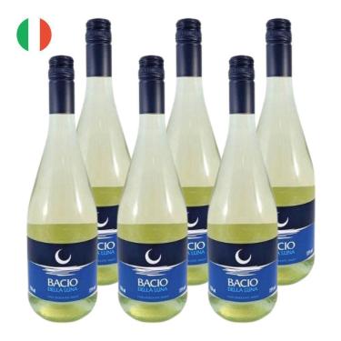 Imagem de Kit 6 Vinhos Bacio Della Luna Piemonte Frisante Branco Itália 750ml