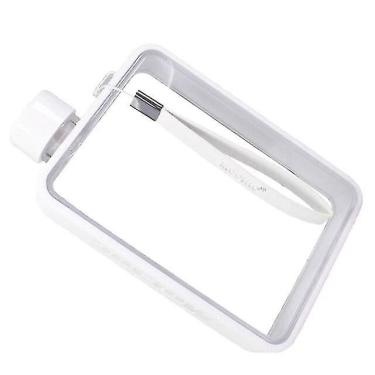 Imagem de Bebedouros 1pc garrafa de água leve e portátil recipiente de água recipiente de água plana garrafas de água