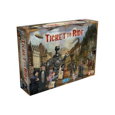 Imagem de Ticket to Ride Legacy Lendas do Oeste Jogo de Tabuleiro Galapagos TTR401