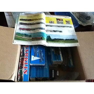 Imagem de MARKLIN HO New Old Stock ANALÓGICO Starter 2 Trens Conjunto 2951 (Similar a DIG.29051) com ANALÓGIOS Diesel + LOCOMOTIVES Elétricos + 7 carros + grandes trilhos ovais M com interruptores de curva + transferência. 110V.-30V.A. + PAPERWORKS