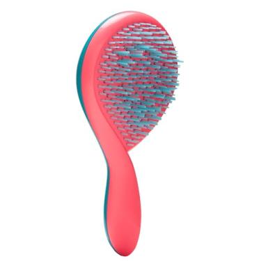 Imagem de Michel Mercier The Girlie Detangle Brush - Painless Detangling Brush - Easy Grip Hair Brush Design - Thick and Curly Hair - Turquoise-Pink - 1 pc