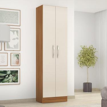 Imagem de Armário Multiuso 2 Portas NT 4045 Notável Móveis - Freijó Trend/Off White TX
