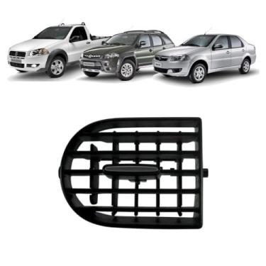 Imagem de Difusor Ar Central Esquerdo Palio Weekend/Siena/Strada 2013/... Com BOTÃO Grafite