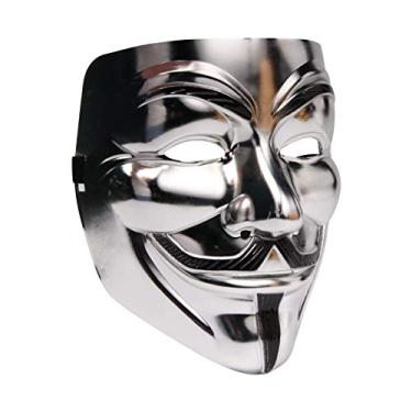 Imagem de Miuion Hacker Costume Mask for Cosplay Party（Silver）