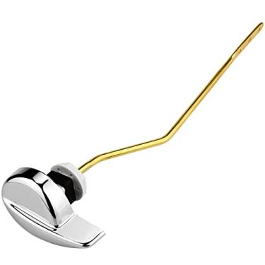 Imagem de Suporte lateral para vaso sanitário, suporte lateral universal para vaso sanitário, alavanca de descarga de cobre kit de substituição para tanque de vaso sanitário TOTO Kohler, 1 alavanca de cobre