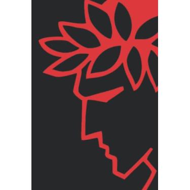 Imagem de Caderno Olympiacos - vermelho preto - 120 páginas pautadas