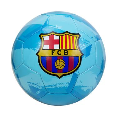 Imagem de Icon Sports Bola de futebol oficialmente licenciada FC Barcelona tamanho 5 com pincel azul petróleo