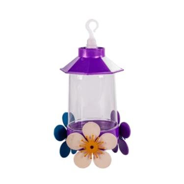Imagem de KIT 2 peças Bebedouro Beija Flor 250ml cores sortidas - Ideal para Jardins, Atrai Pássaros, Adiciona Alegria e Beleza ao Ambiente, Fácil de Pendurar e Limpar