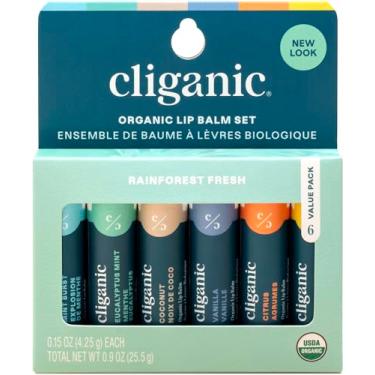 Imagem de Cliganic Lip Balm Protetor Labial Organic 100% Natural - Kit com 6 Unidades