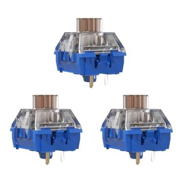 Imagem de Zjmehty Interruptores silenciosos de teclado Kailh Box para teclado mecânico, interruptores táteis/à prova de poeira/longa vida útil (baleia silenciosa, 36 peças)