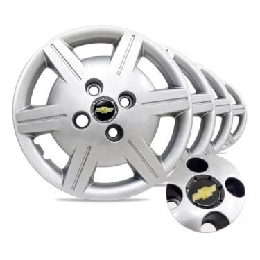 Imagem de Jogo Calota Aro 13 Corsa Classic 2009 Com Emblema Gm