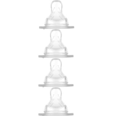 Imagem de 4PACK BICO X PARA MAMADEIRAS MAM - FLUXO SUPER RÁPIDO - EMBALAGEM 4 UNIDADES