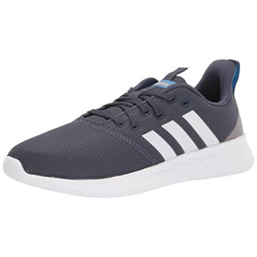 Imagem de adidas Tênis de Corrida Puremotion Feminino, Azul-marinho/branco/laranja flash, 8.5
