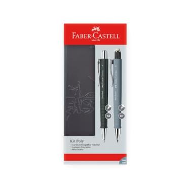 Imagem de Kit Caneta Esferográfica Poly Ball + Lapiseira 0.7 Poly Matic + Mina Grafite, Faber-Castell, ES/ESLPPOLY