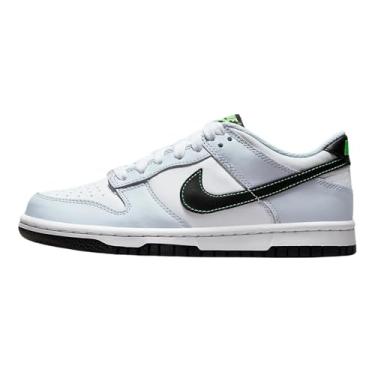 Imagem de Nike Tênis infantil Dunk Low SE (GS) Free 99 Cents CZ2496-001, Branco/preto e cinza futebol, 5.5 Big Kid