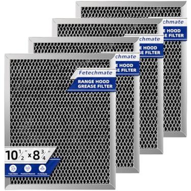 Imagem de Filtro de carvão de substituição 97007696 para exaustor 41F filtro de graxa 6105c 21 cm x 26 cm, filtro de carbono de carvão de malha de alumínio compatível com a maioria dos ventiladores de fogão da
