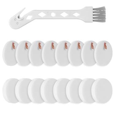 Imagem de Filtro de substituição para aspirador de pó compatível com aspirador de pó sem fio Levoit LVAC-200, 8 filtros pré-motor (8 filtros de feltro e 8 filtros de espuma)