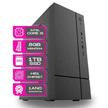 Imagem de Computador Desktop Core i5 3.40ghz 8gb ddr3 1tb ssd sata - PC Master -