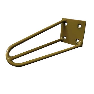 Imagem de Kit 6 Pés De Metal 15 Cm Legs Mesas De Centro Puffs Dourado