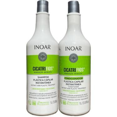 Imagem de Inoar Cicatrifios Kit Shampoo 1000ml + Condicionador 1000ml, 1L