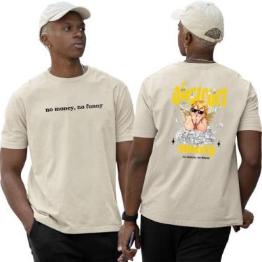 Imagem de Camiseta Algodão Basica No Money No Funny Abstract Angel - Abstract St