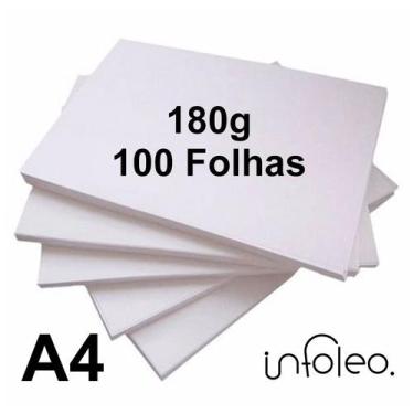 Imagem de Papel Offset A4 180g Branco - 100 Folhas - Chambril