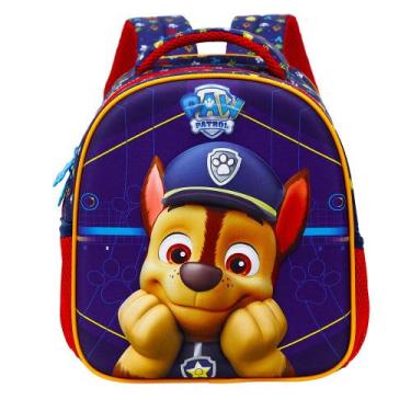 Imagem de Mochilinha Escolar Patrulha Canina Luxo 3D Original - Xeryus