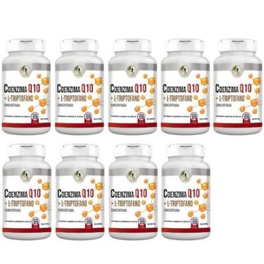 Imagem de Kit C/9 Coenzima Q10 + L- Triptofano 120 Cáps - Fits Life