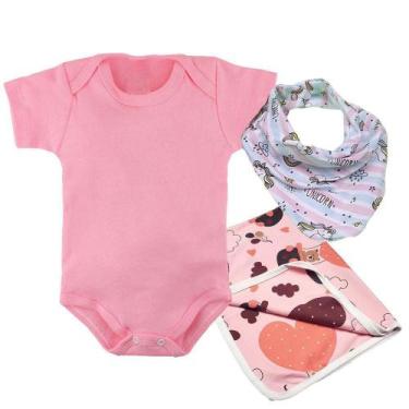 Imagem de Kit 3 Peças Presente Saída De Maternidade Body Bandana Manta - Koala B