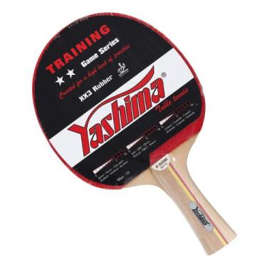 Imagem de Raquete de Tênis de Mesa Yashima Clássica 02 Estrelas Cabo Laranja