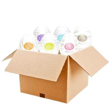 Imagem de Kit Masturbadores Masculinos Eggs Magical kiss 6UN - Hot Pepper