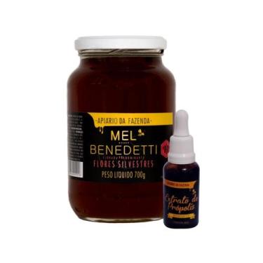 Imagem de Combo Mel Flores Silvestre 700g e Própolis 30ml - Benedetti