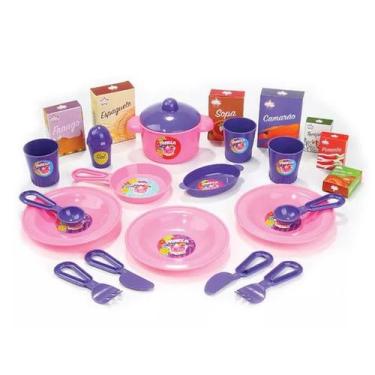 Imagem de Brinquedo De Menina 2 3 4 5 6 Anos Kit Meu Jantarzinho - Big Star