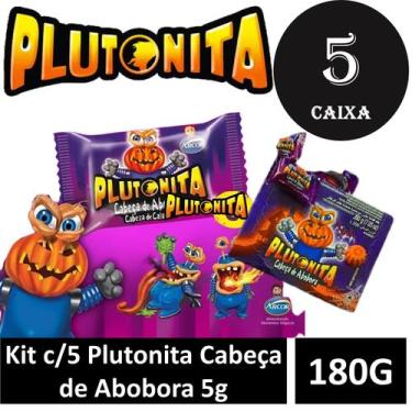 Imagem de Kit c/5  Plutonita Cabeça de Abobora 180g