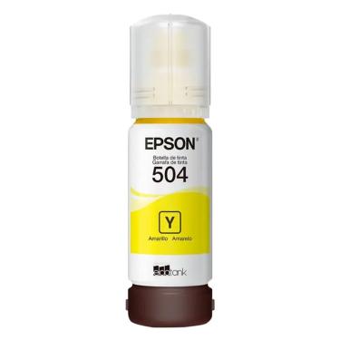 Imagem de Refil De Tinta Epson T504422 Amarelo 70Ml L4150 L4160 L4260 L6161 L14150 L6270