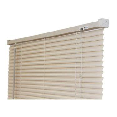 Imagem de Persiana Horizontal Pvc Bege 120 L X 220 A Cm Cortina - Top Flex