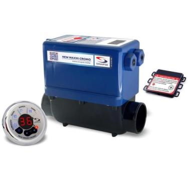 Imagem de Aquecedor Hidro Banheira Ofuro New Max Cromo 8000w 220v Sinapse