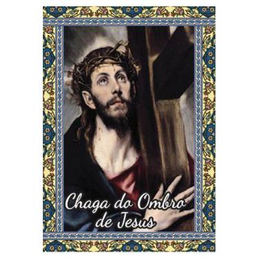 Imagem de 3000 Santinho Chaga Ombro de Jesus (oração no verso) - 7x10 cm