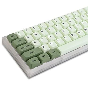 Imagem de GTSP 124 teclas Matcha para 65 75 100% 60% teclado XDA conjunto de teclas Sub para Cherry Mx Gateron Kailh Switch (Inglês)