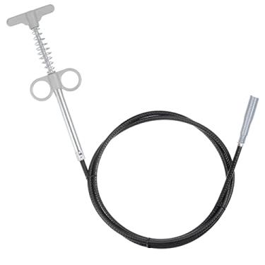 Imagem de HARFINGTON Ferramenta de coleta flexível de garra de 63 polegadas 4 garras gancho de limpeza de esgoto de aço inoxidável desentupir pia esgoto ralo de cabelo ferramenta de limpeza desentupidor de pia