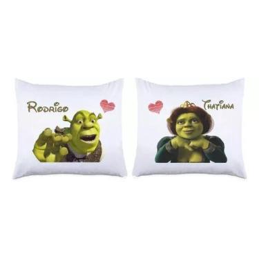 Imagem de Kit Fronhas Personalizadas Shrek E Fiona - Loja Dinka