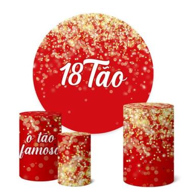 Imagem de Trio Capas Cilindro + Painel 1,50m O Tão Famoso 18tão - Fadrix