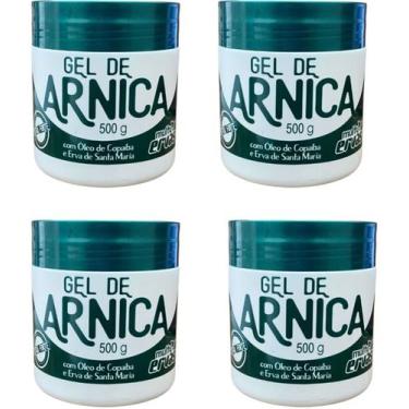 Imagem de GEL DE ARNICA OLEO DE COPAIBA MULTI ERVAS 500gr DEMAZON  KIT 4 UND