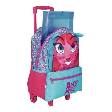 Imagem de Mochila Feminina Rodinha Infantil Juvenil Any Malu Sestini G
