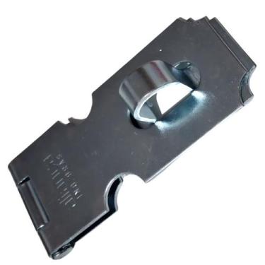 Imagem de Porta cadeado 89mmx40mm trava fechamento segurança Aliança Zincado