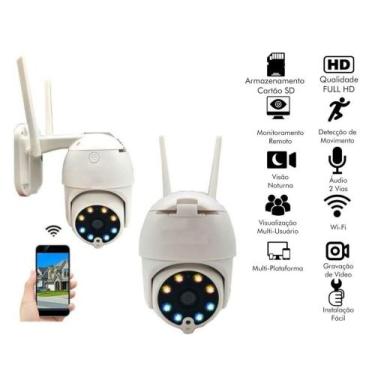 Imagem de Câmera Ip Wifi Externa Speed Dome Prova água Sensor Movimento - Durawe