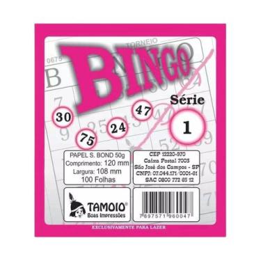 Imagem de Bloco para Bingo com 100 Folhas - Tamoio, Rosa
