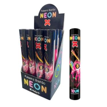 Imagem de Tubo de Pulseira Neon - com 100 unidades - Make+